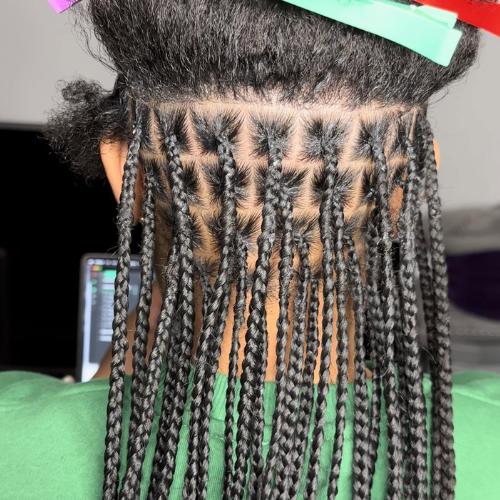 Beautiful black African braids by Yvonne