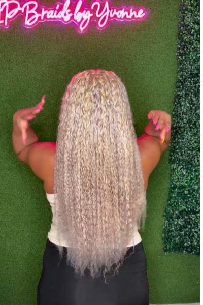 Long Blonde Hair Extensions Braids